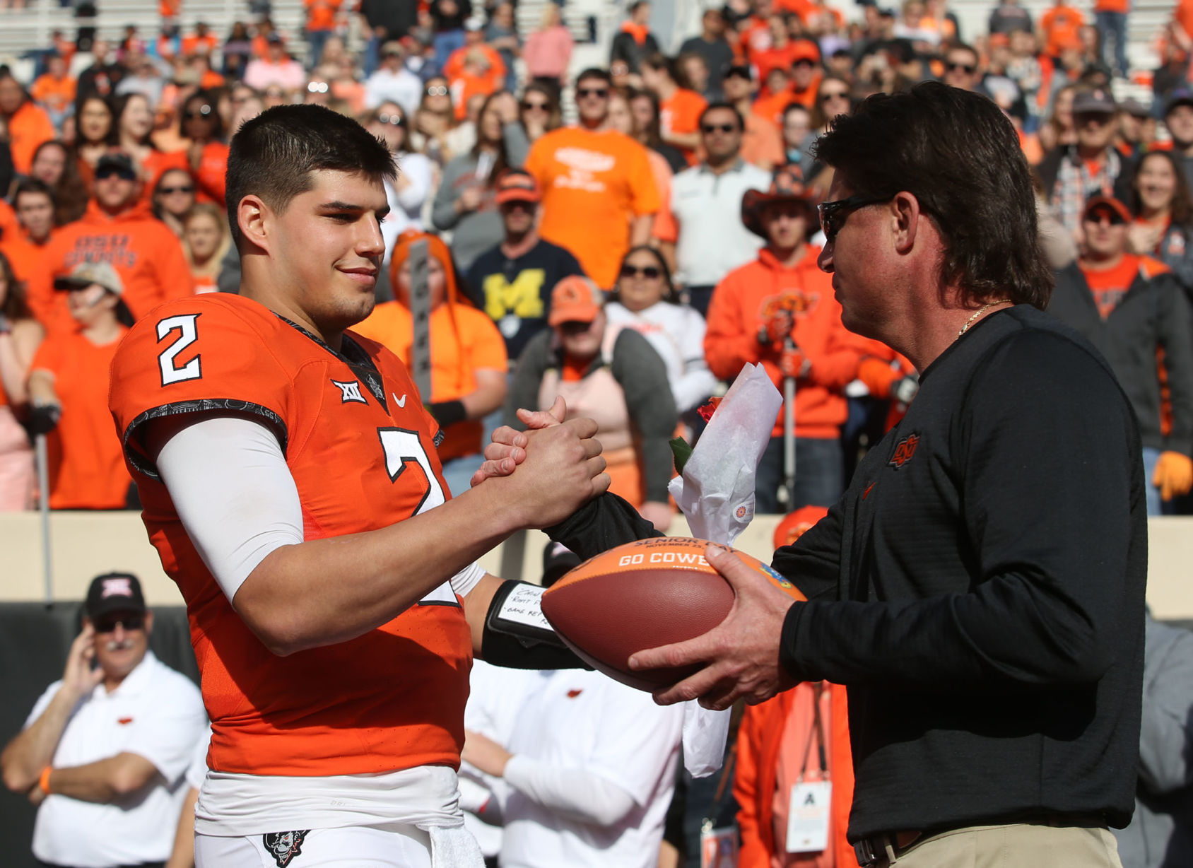 Two things changed in 2016: Gundy grew a mullet, and Rudolph finally had the QB1 job to himself.